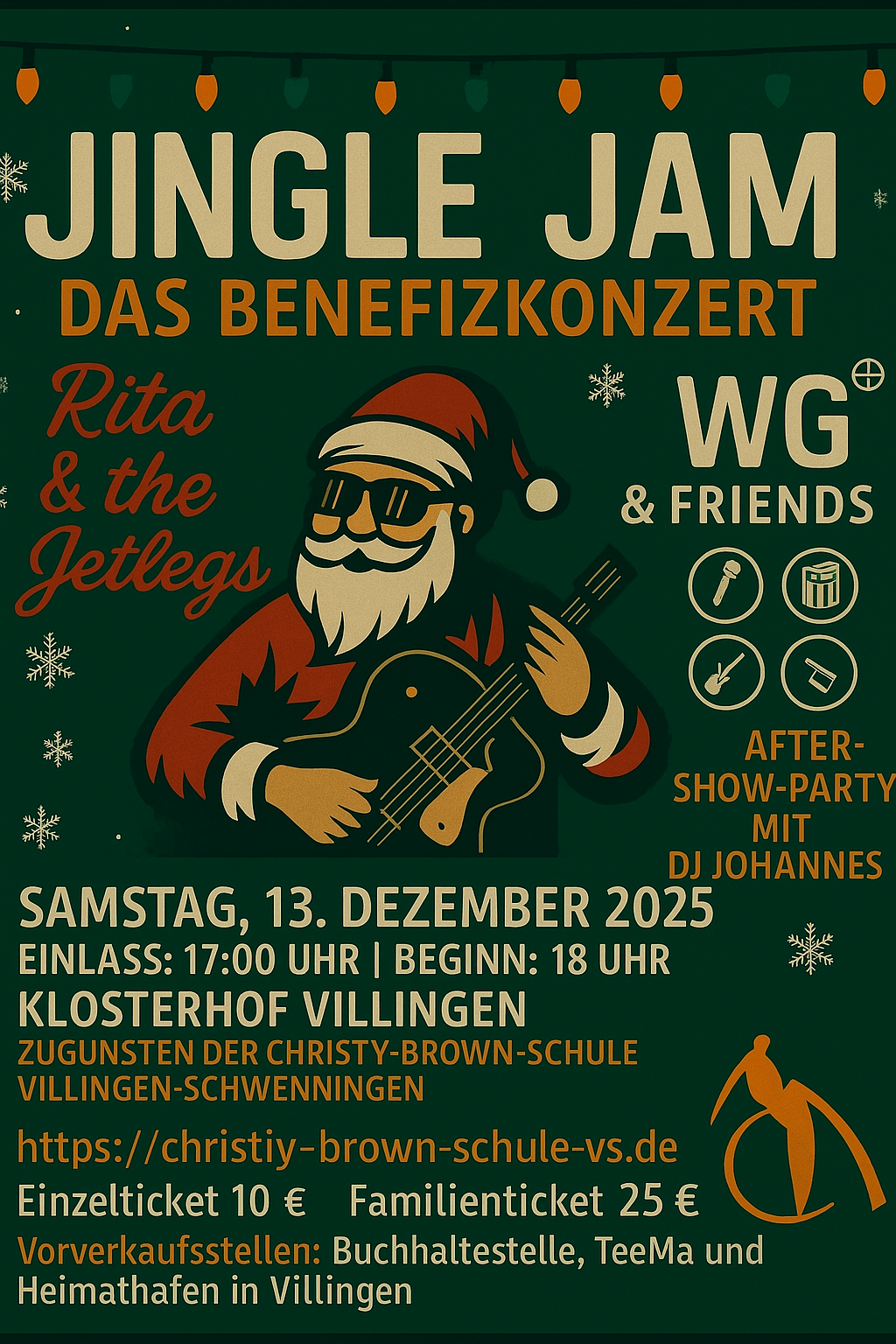 Benefizkonzert zugunsten der Christy-Brown-Schule