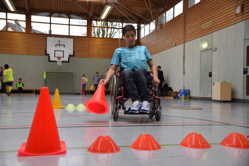 Fußballtraining an der Christy-Brown-Schule